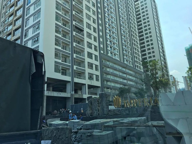 Cư dân Imperia Garden làm ảnh biếm hoạ “tố” chủ đầu tư