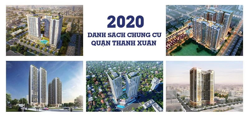 Danh sách căn hộ chung cư quận Thanh Xuân đang mở bán giá tốt