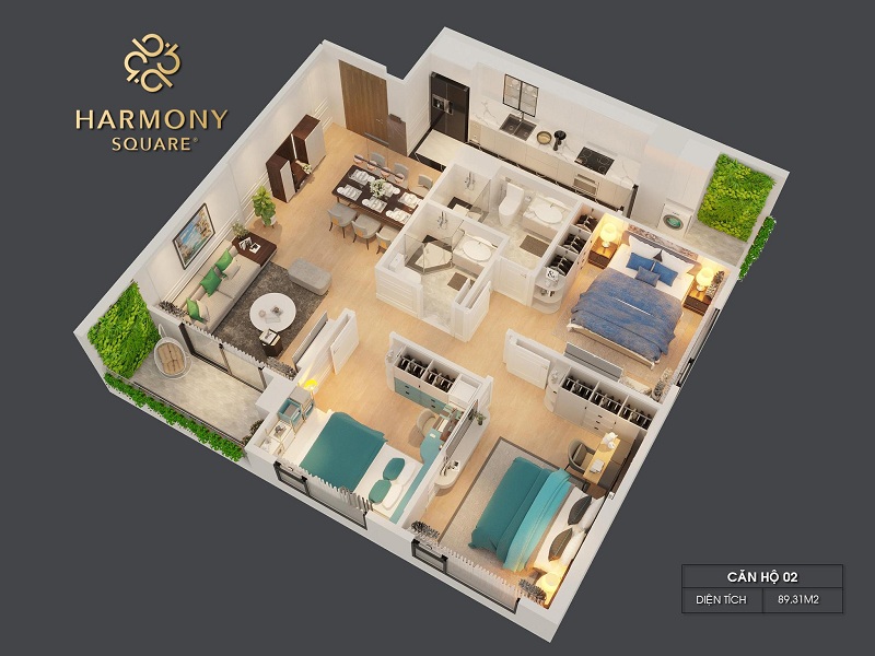 Harmony Square 199 Nguyễn Tuân Mở Bán Đợt 115
