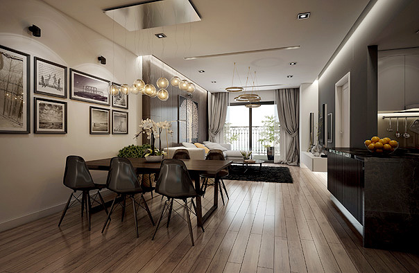 Vào ở ngay căn hộ Imperia Garden 2 phòng ngủ, đủ đồ, giá 14tr/tháng